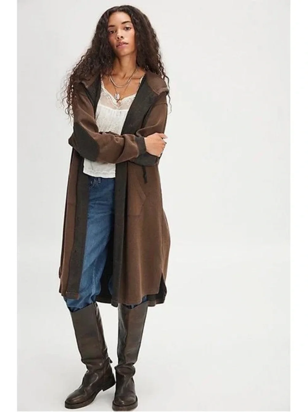 NWT Free People Tomorrows Sweatshirt Cardigan